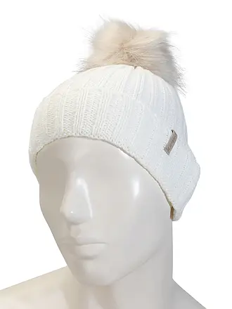 ICEPEAK | Bonnet pour femmes Hazen à pompon | weiss